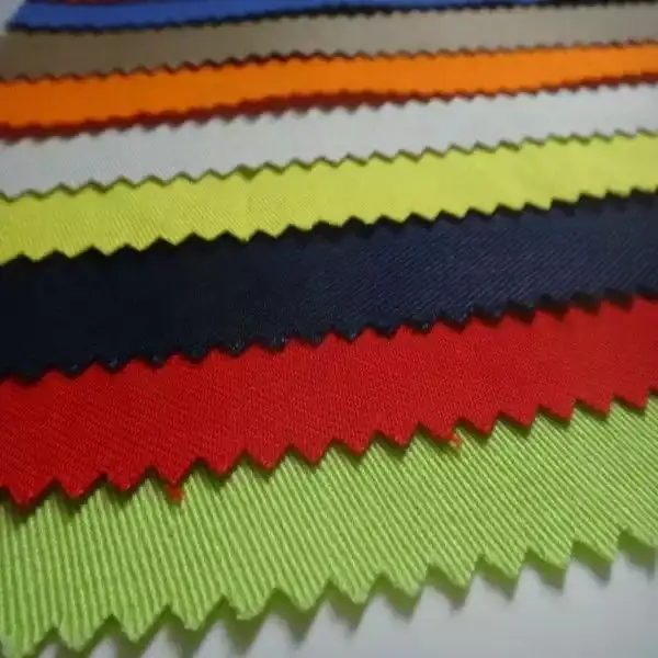 Factory Hot Sale Multiple Colour Polycotton Twill Canvasfire Retardant Fabric Made In China Oem Wholesale For Workwear Fabric