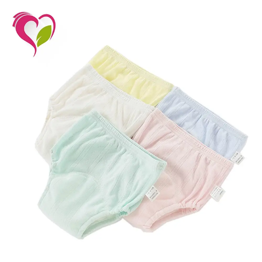 Factory Hotsale Waterproof Cotton Baby Training Pants Washable Baby Nappy
