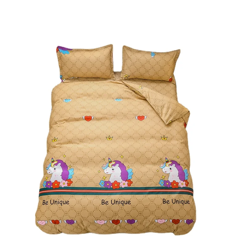 
turkey hot sale disposable 100% polyester 3d printed comforter quilt cover , bed linen set 