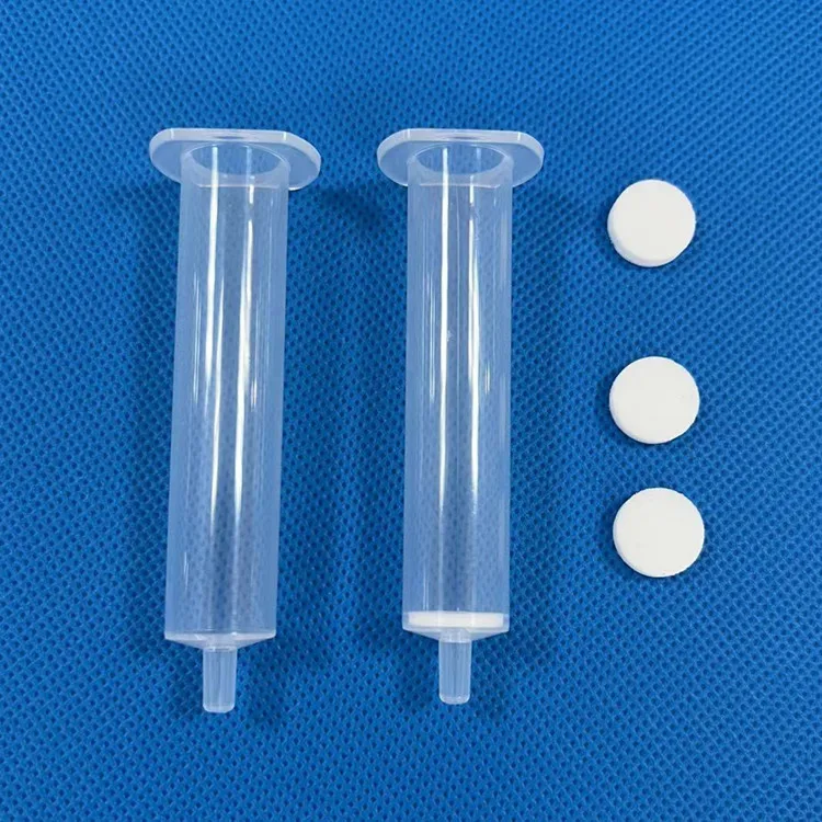 1 3 6 12 20 30 60ml Empty SPE Cartridge SPE tube solid phase extraction column with frits