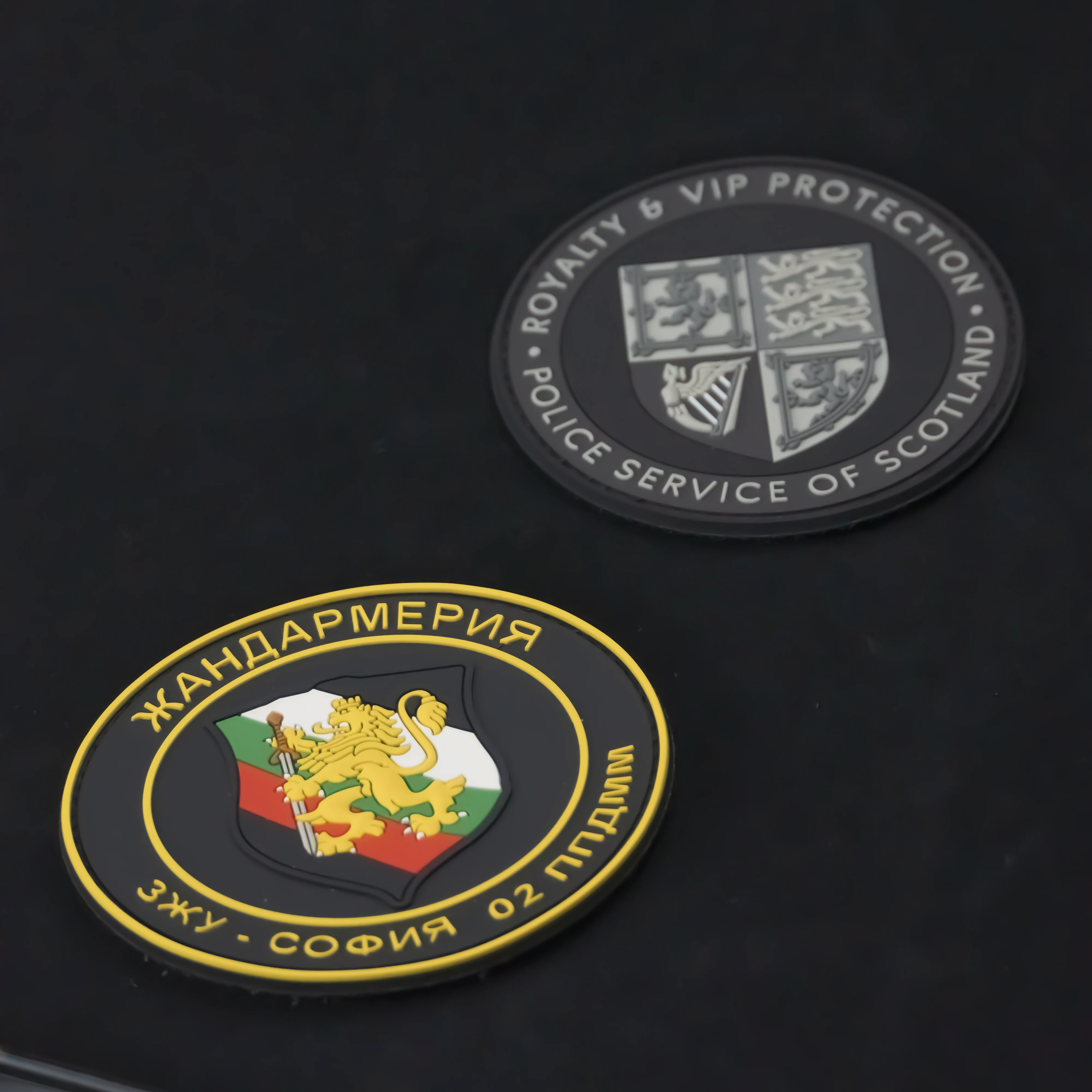 Custom 3D Logo Soft PVC Rubber woven Patch Clothing Labels  Tactical Patches for Hats security patch