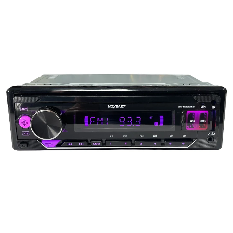 1 Din Car Stereo with BT FM Tuner AUX TF Car Mp3 Player USB Support Remote Control