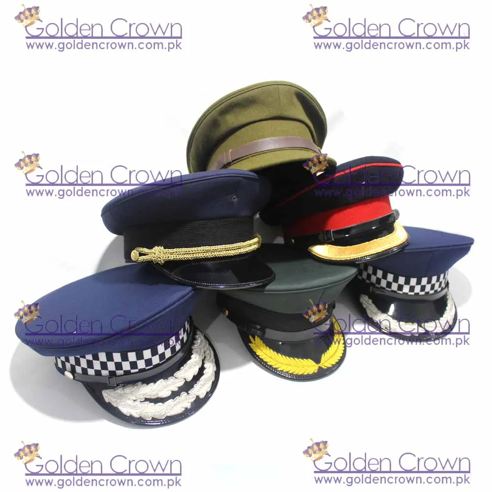 High Quality officer Uniform Peak Cap Suppliers And Manufacturer / Wholesale peak cap supplier