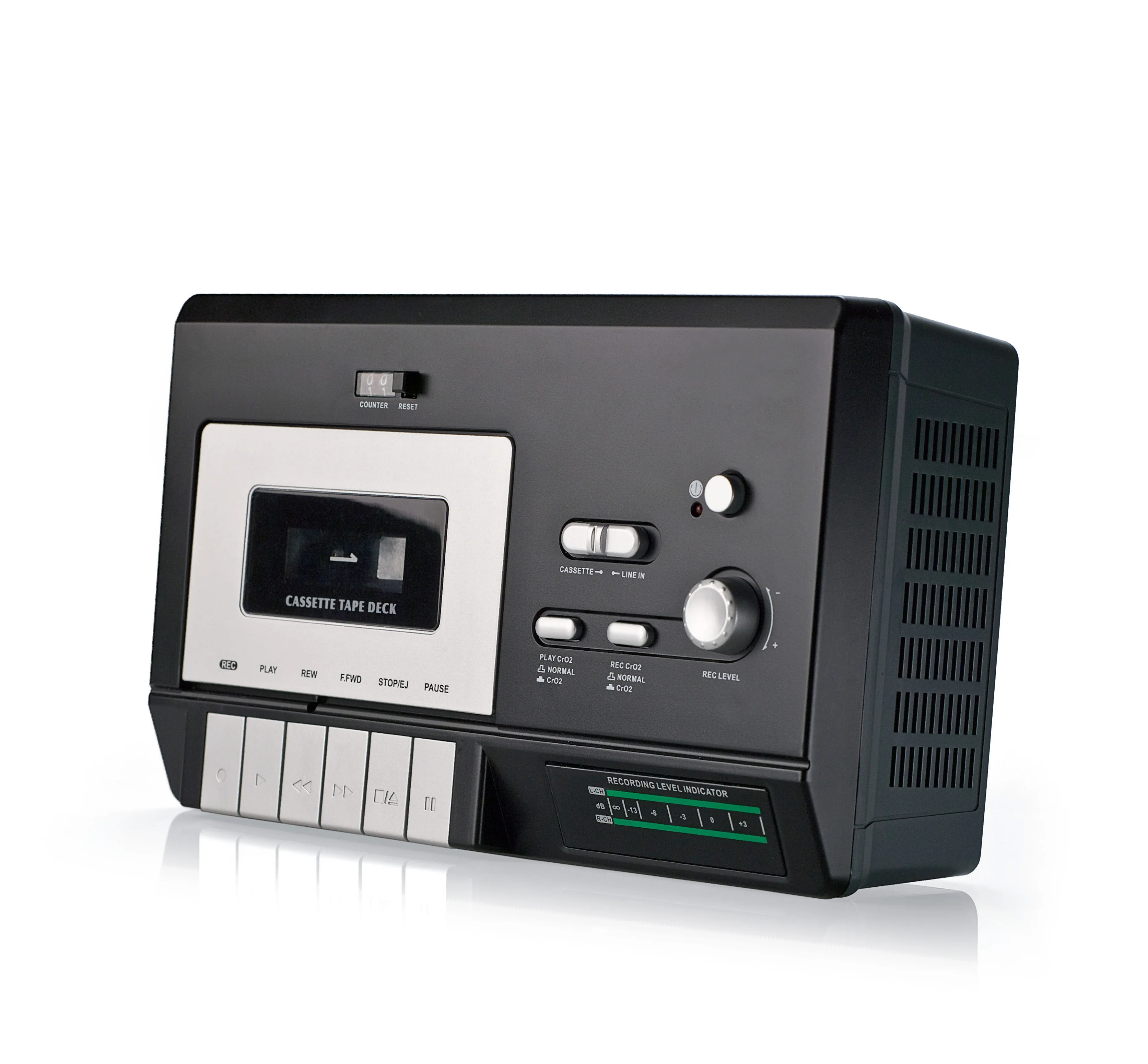 Высококачественная портативная музыкальная система, встроенный Монодинамик, аудиокассета, записывающее устройство, проигрыватель с записывающей лентой