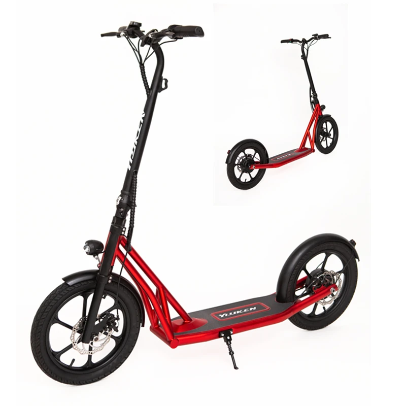 Good After-sales Service 16 Inch 36V 10Ah 350W Brushless Motor Riding Off Road Electric Scooter for Adult