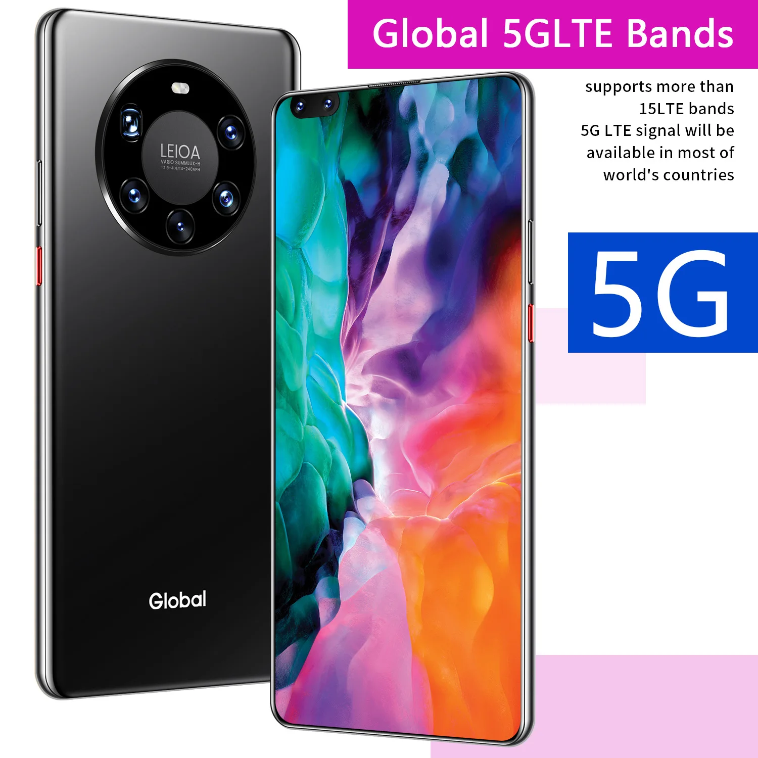  Горячая Распродажа дешевый смартфон reno6 pro 8 + 16 Мп 4 ядра две SIM-карты 6 ГБ 128 Гб 5 дюйма Android 0 мобильные смартфоны в розничной
