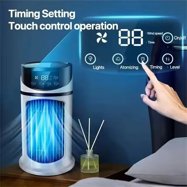 Portable Remote Control Mini Air Conditioner Of Hot Sale Good Price Room Portable Water Cooling Fan Air Cooler Fan For Summer