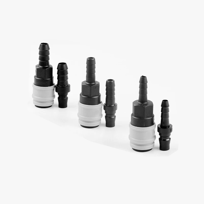Pneumatic C-type Plastic Steel Self-locking Joint Air Compressor Pump Fitting Quick Coupling Accessories PU Tube Pipe Connector