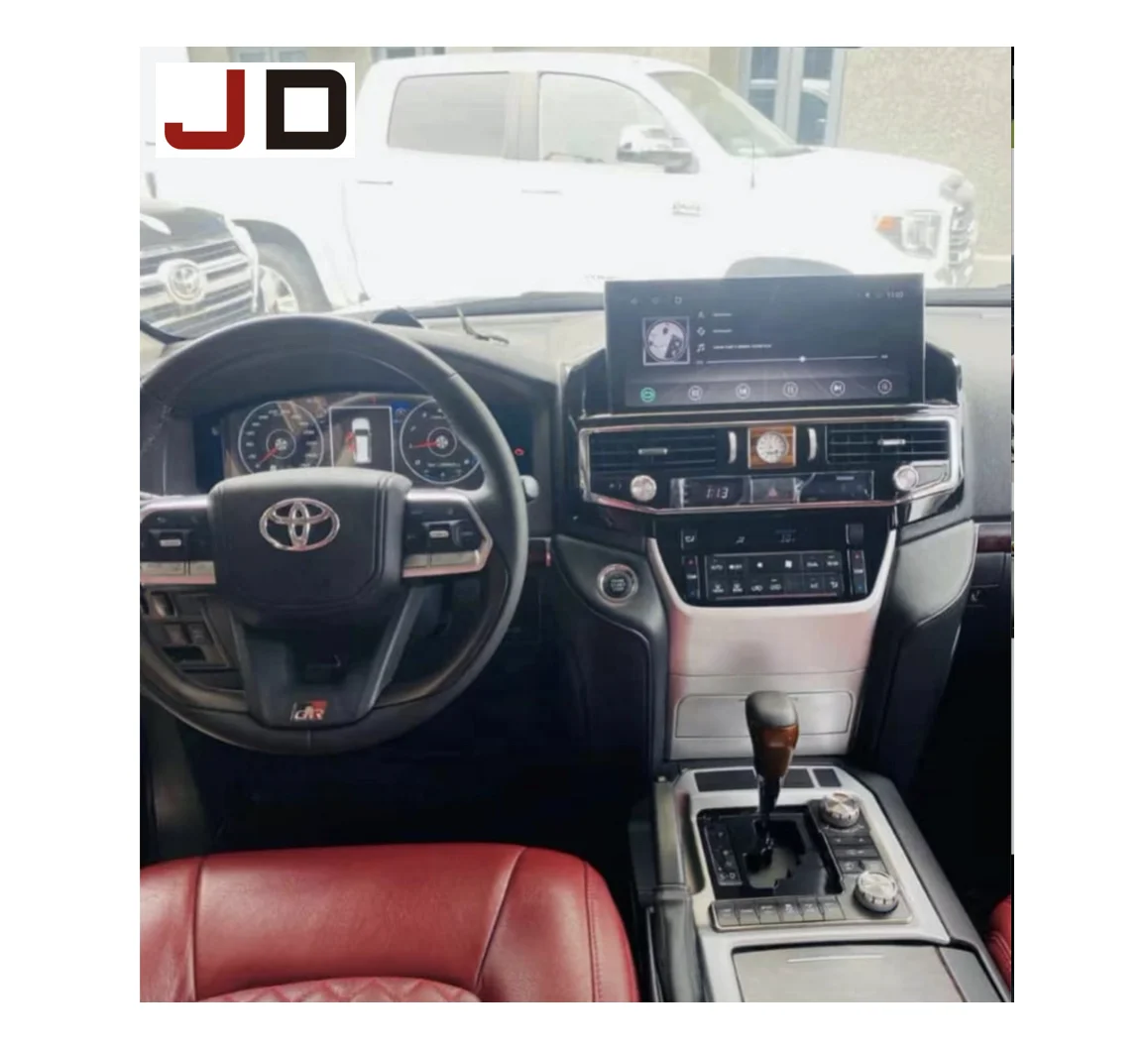 JD AUTO interior upgrade inside upgrade kit steering wheel for Toyota land cruiser LC200 upgrade to LC300 2022