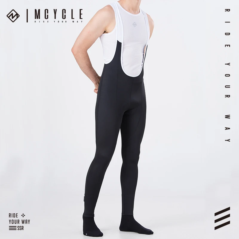 Mcycle Custom Bicycle Long Bib Tights Breathable Bike Pants Compression Men Cycling Bib Pants For Comfortable Riding Short