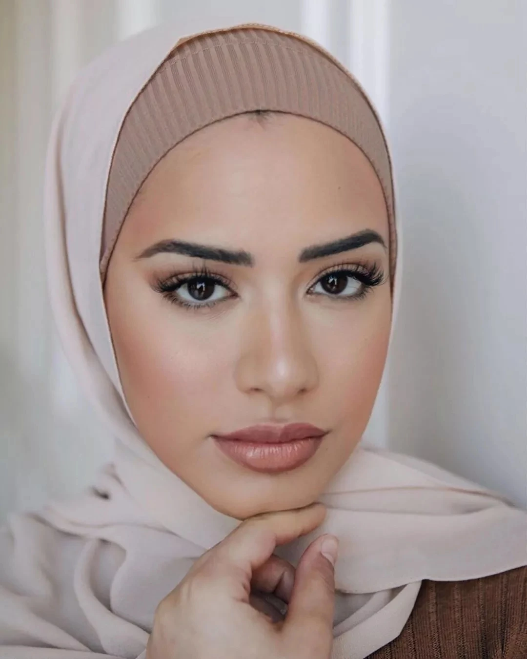 2020 hot selling underscarves crinkle ribbed Jersey hijab base scarf Plain Jersey hijab underscarf for Muslim women