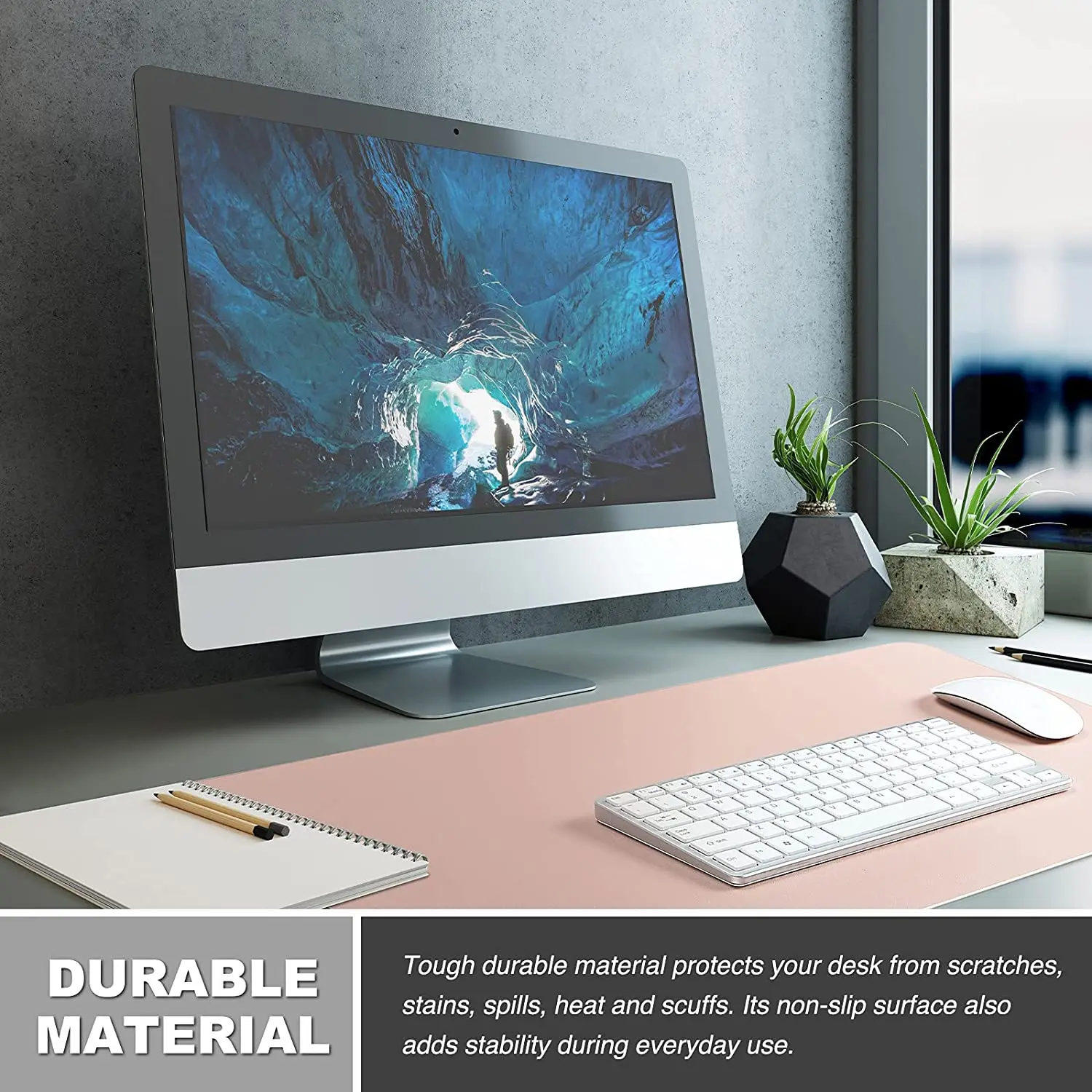 Tabletex Заводская печать на заказ размер нескользящий ПВХ PU кожаный Настольный коврик игровой протектор офисный для мыши