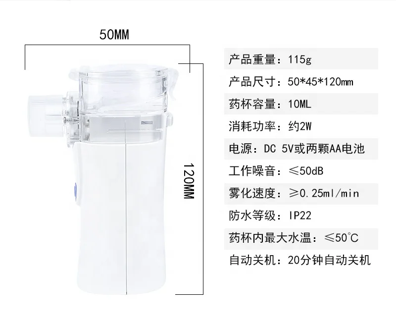 
Cheap price portable pocket nebulizer Mini mesh nebulizer for Adult and Child 