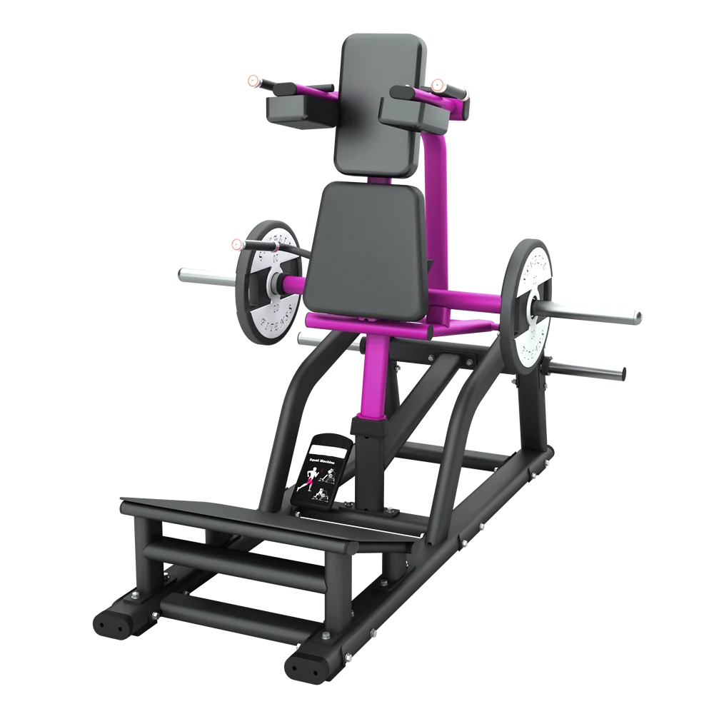 Minolta Wholesale Best Quality Standing Free Weight Plate Loading Fitness Exercise Super Gym Equipment V Squat Trainer