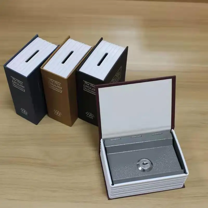 Factory supply Mini Dictionary Diversion metal secret diversion stash book safe dictionary safe creative book safe with key lock