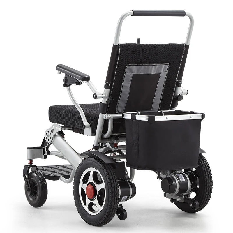 Handicapped Folding Lightweight Stair Climbing Wheel Chair Remote Control Power Wheelchair Disabled Electric Wheelchair