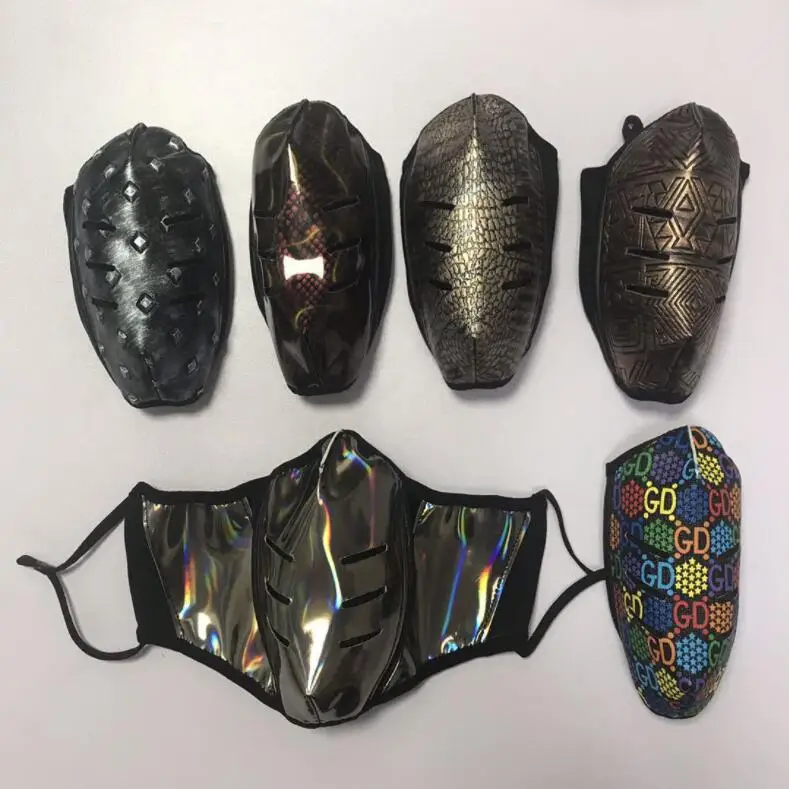 Оптовая продажа, высокое качество, роскошная кожа для лица, индивидуальный логотип, модная Роскошная элегантная маска для лица