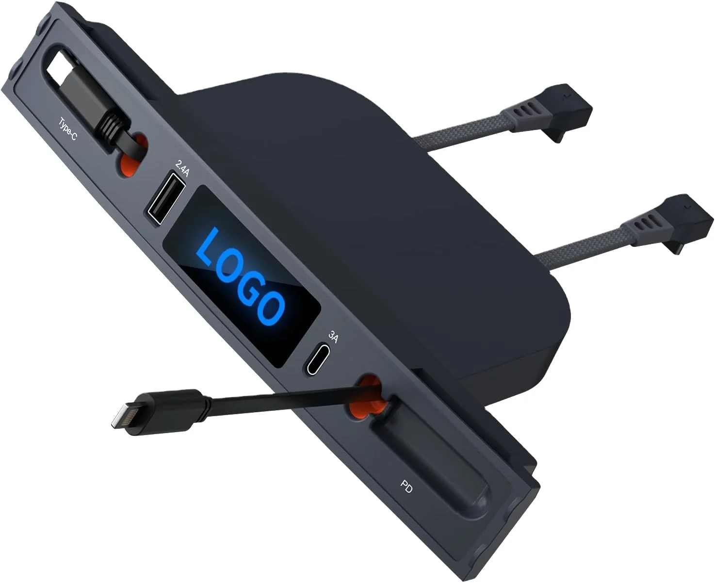 Center Console Docking Station USB Hub Fast Charger With Cable Adapter For Tesla Accessories Model Y Model 3