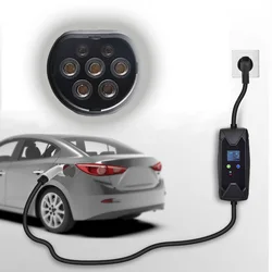 High Quality 16A AC Iec 62196-2 electric car charging station Type 2 Portable ev Charger for Electric Vehicle