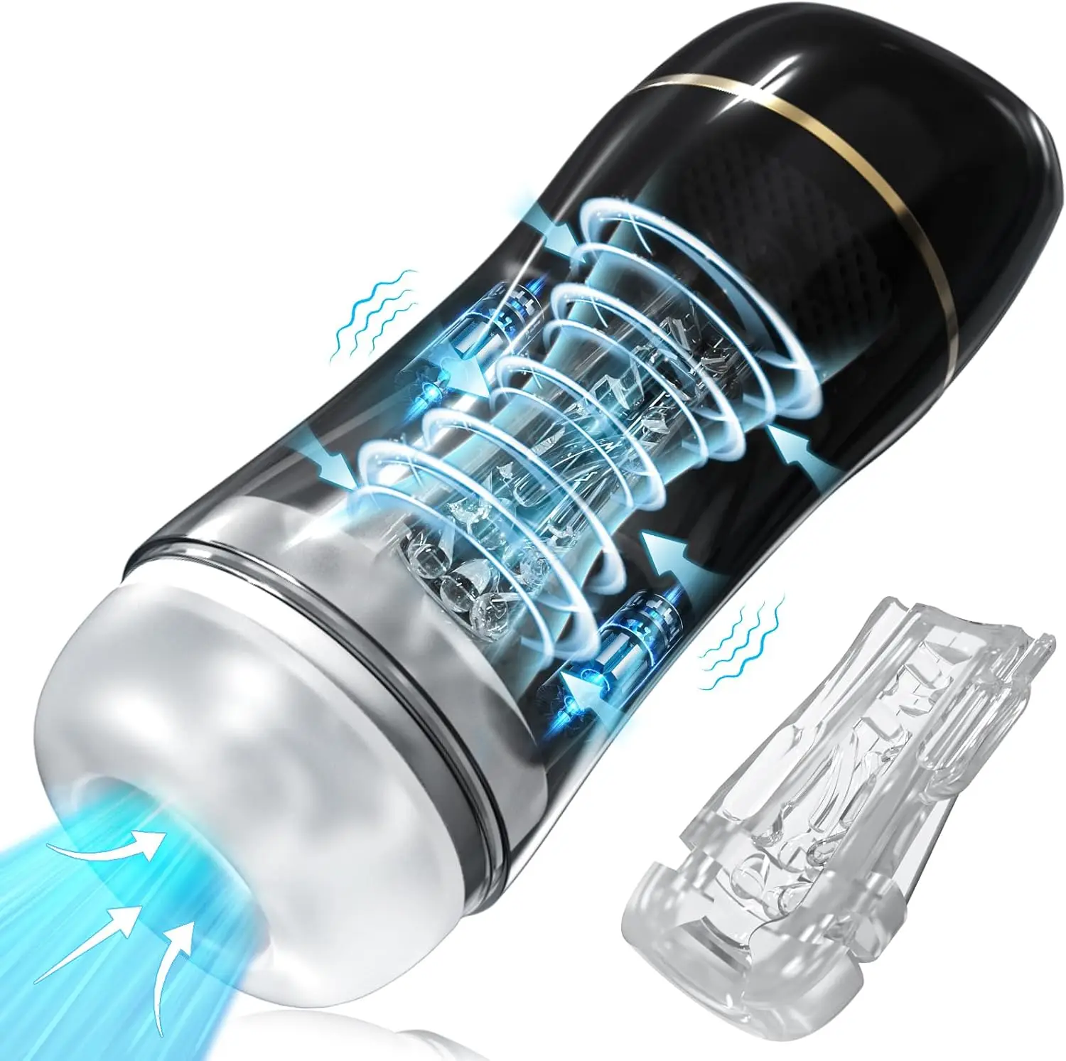 Men Masturbation Toys Masturbator For Upgraded Penis Pump 10 Vibration  Suction S  Pocket Pussy Male Stroker With 3D Realistic 3