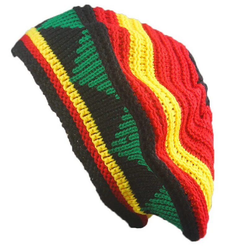 Knit Rasta  Reggae Jamaican Cap