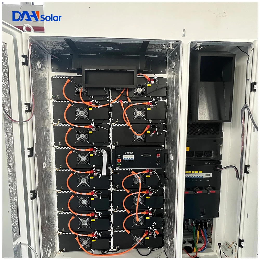 DAH Solar Outdoor Utility ESS Container 100kwh 200kwh 500KWH Battery For Energy Storage Power Station solar battery storage
