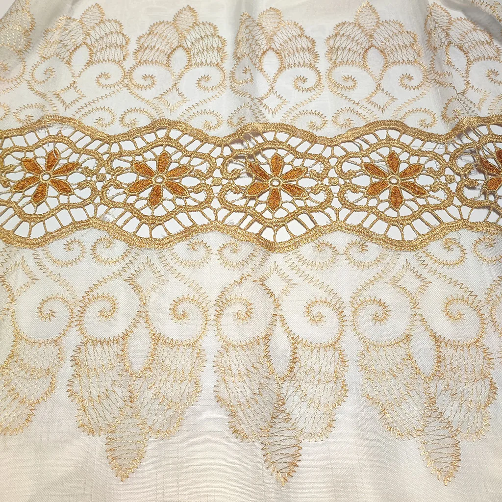 Cheap sheer embroidery South America style curtain fabric textiles window