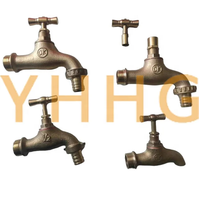 
HOT SALE BRASS BIB TAP AND HOSE TAP BIBCOCK GARDERN TAP FRO AFIRICA MRKET from Yuhuan China 