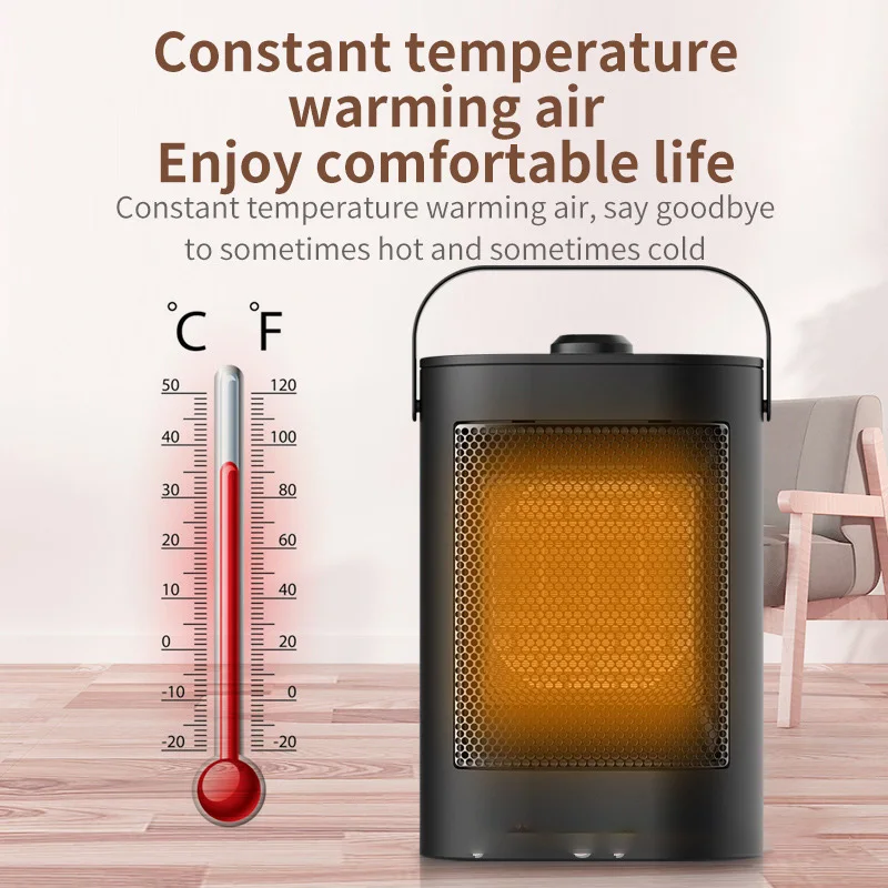 AUXO PTC Fast Heating Room Winter Personal Portable Home desktop Space Heater Electric Fan Heater Electric Heaters