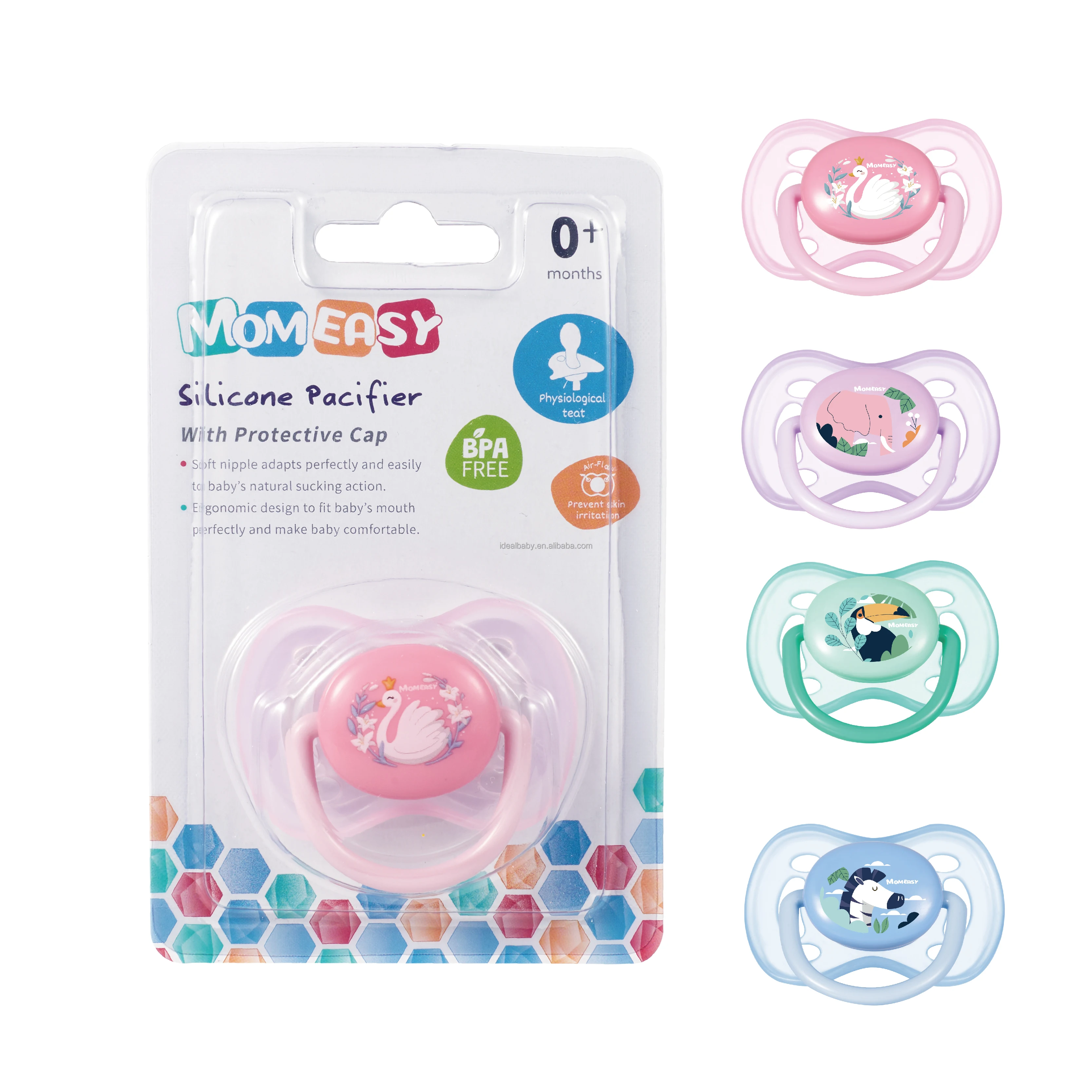BPA Free Baby Pacifier Silicone Baby Soother