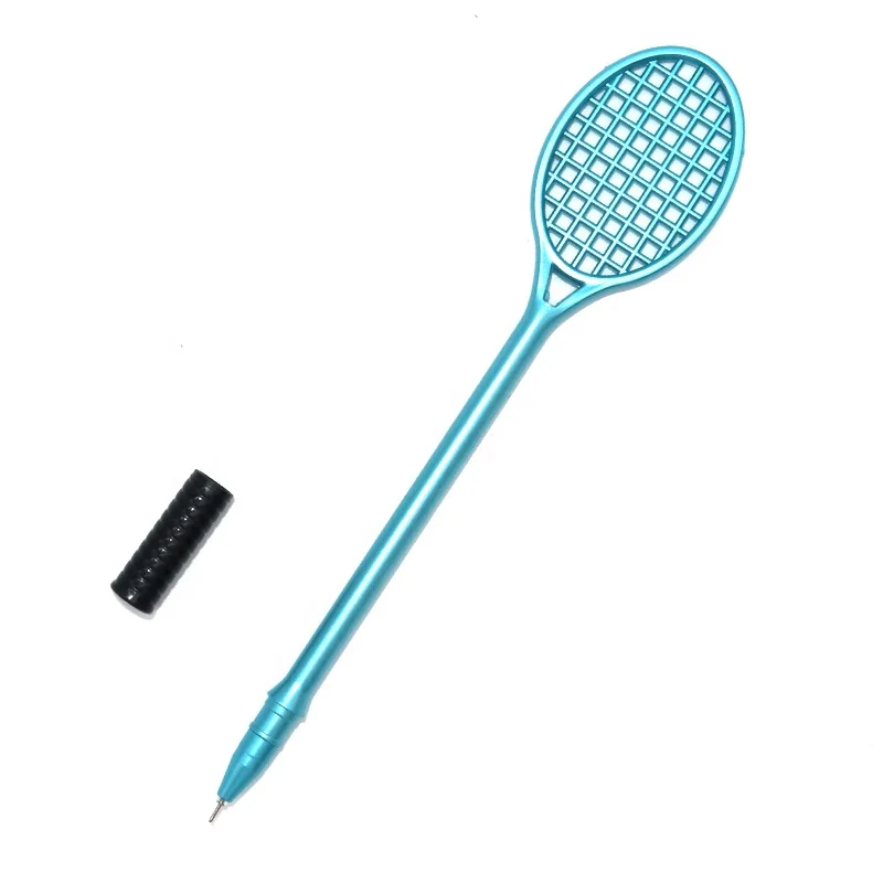 Creative student stationery gel pen golden key shape neutral pen Tennis racket gel pen