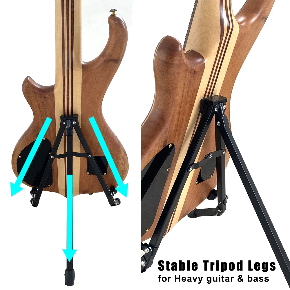 3 legs guitar stand folding guitar rack portable size guitar display rack foldable stand tree bracket music accessories