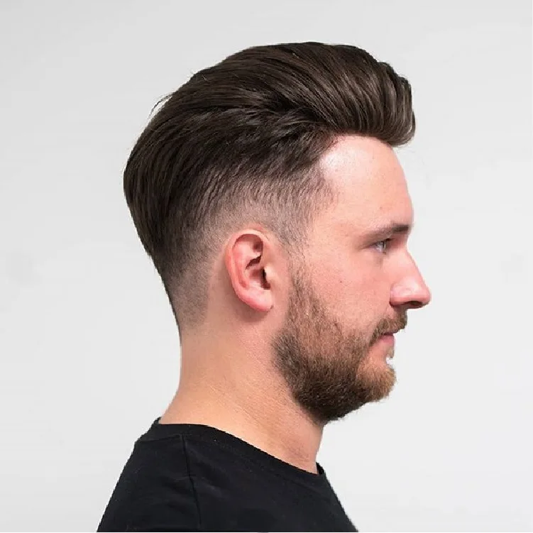 
Customized man brazilian hair toupee hd lace mens toupee pu wig human hair replacement systems toupee for men 