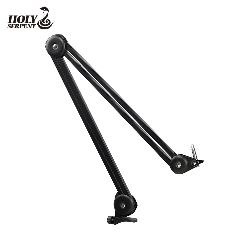 Металлический Прочный Портативный Гибкий конденсаторный микрофон Arm Mic Stand 3/8 "до 5/8" винтовой адаптер