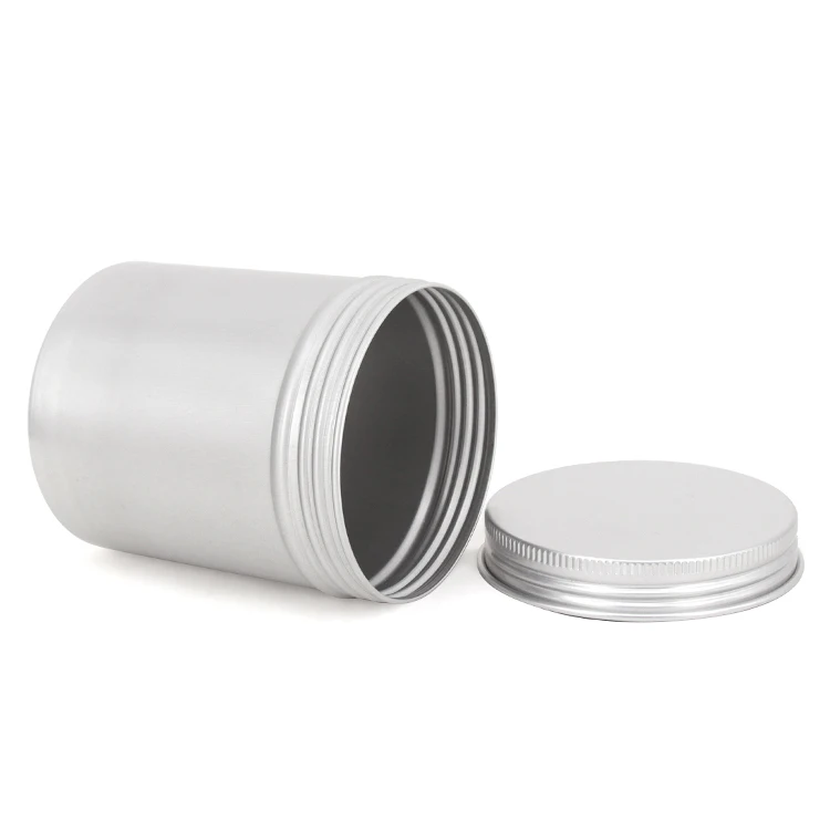 300ml aluminum canisters with screw-on lids