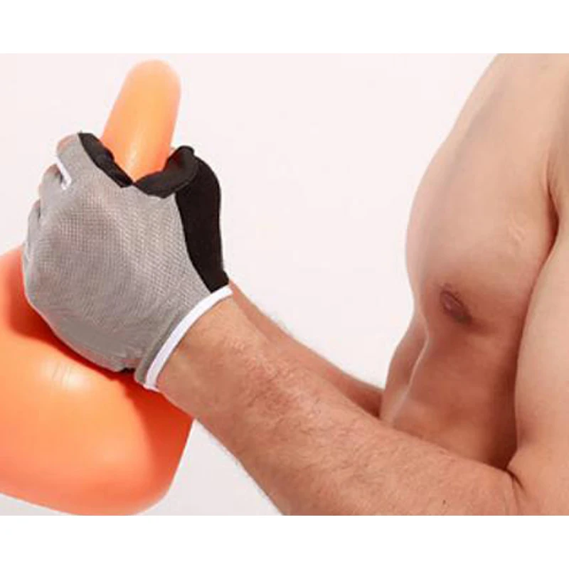 
Hot sale breathable terry cloth half-finger handguards wholesale weight lifting fitness training non-slip sports handguard 