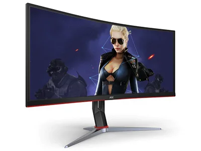 AOC CU34G2XP 34-inch curved monitor for gaming 4K 165hz anti-blue light VA LCD screen 21:9
