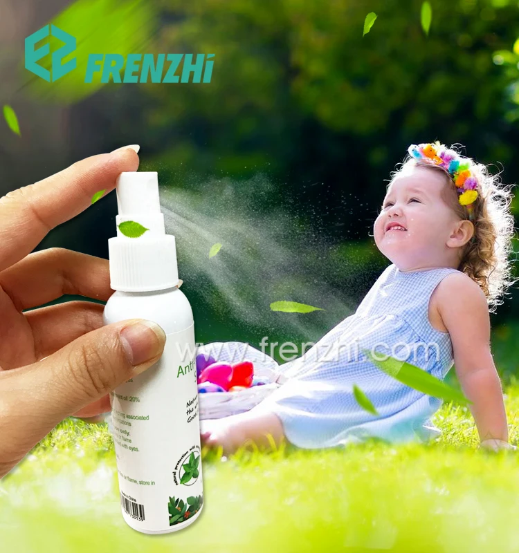 
Icaridin Natural essential oil insect repellent anti mosquito spray for Kids 60ml FZ04 