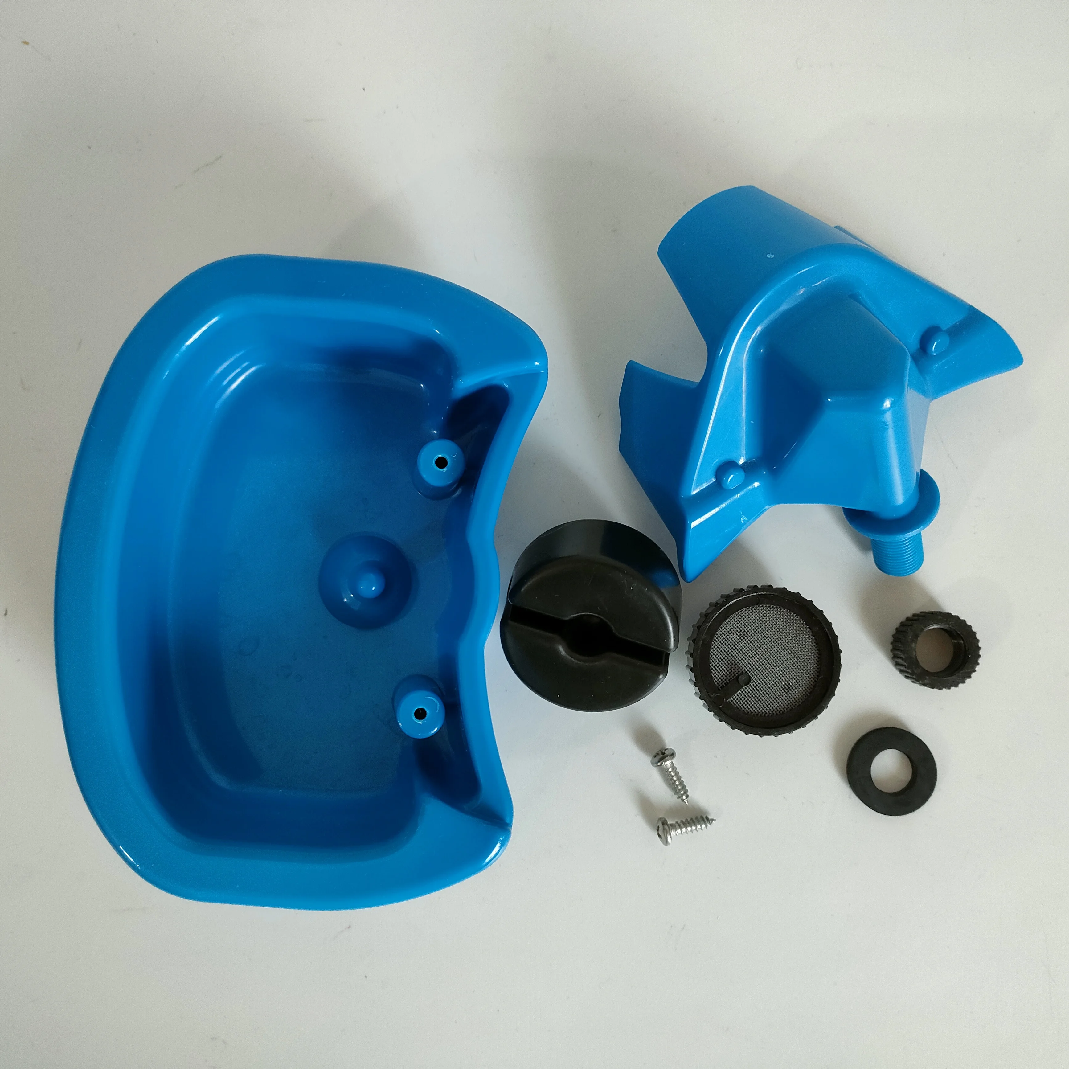 Semi-automatic Self-filling With Built-in Float Valve Chicken Water Dish for Poultry Duck Goose Rabbit Small Pet Drinking System