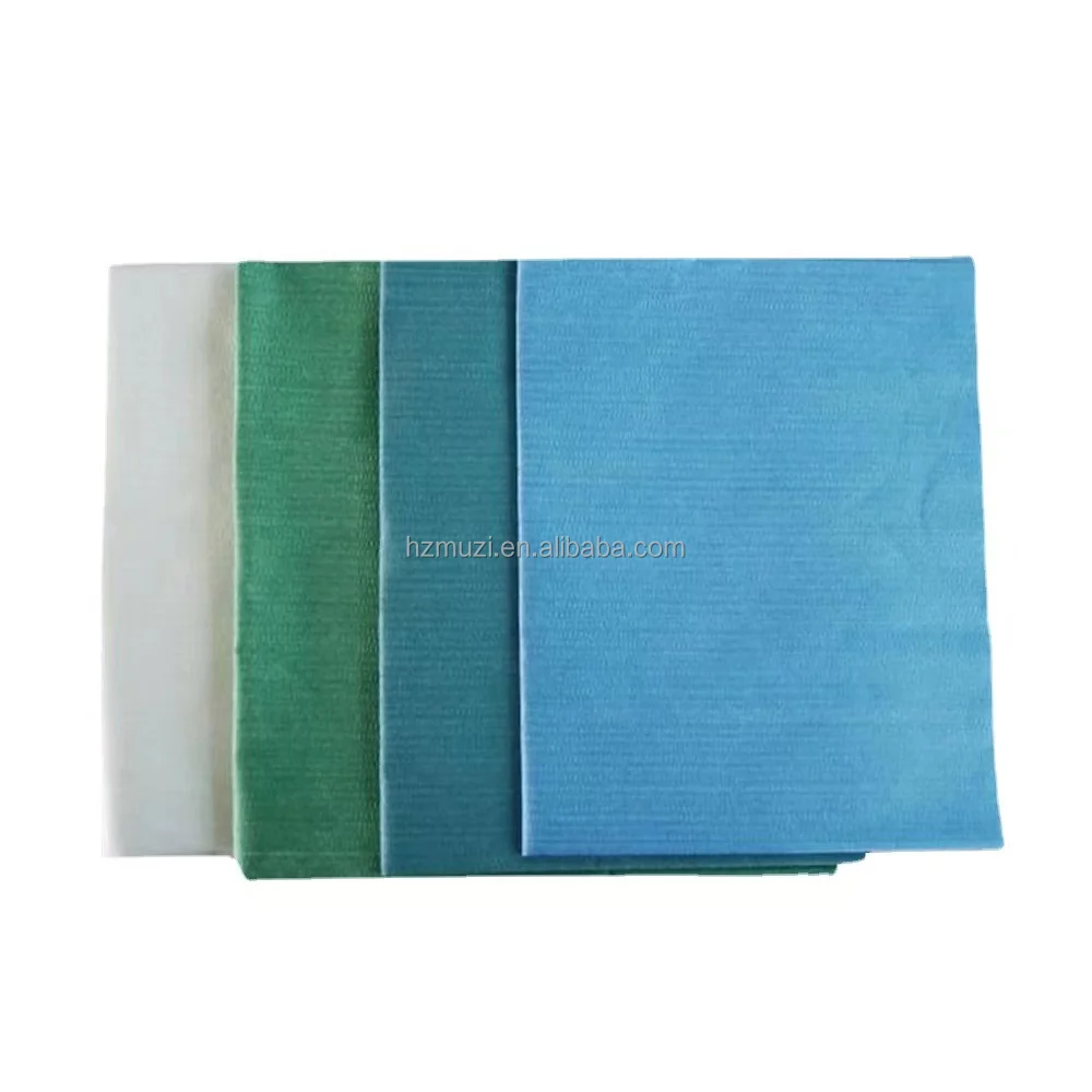 Disposable Heavy Duty Nonwoven Woodpulp Cellulose  Workshop Cleanroom Wipe Industrial Paper Wipe Roll