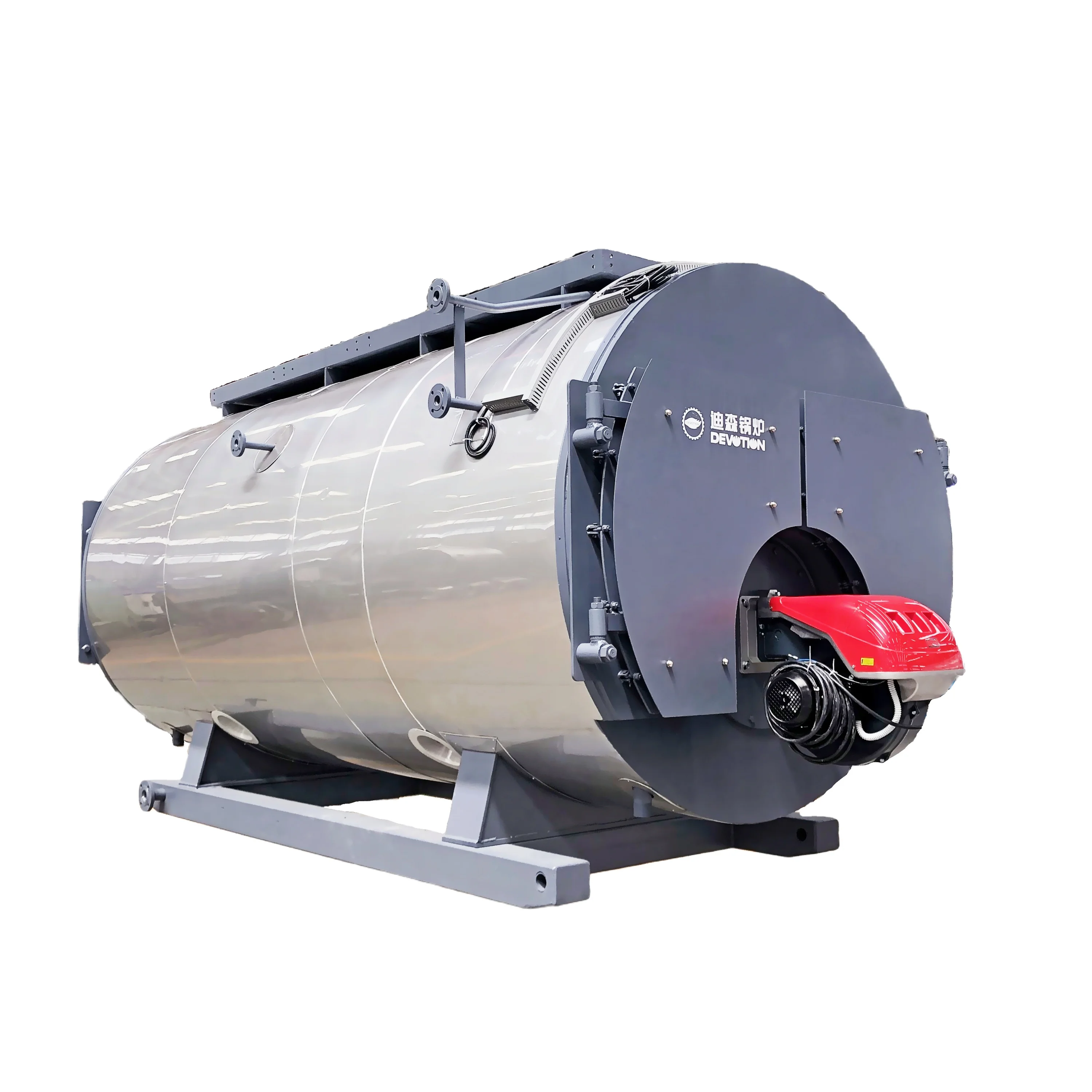 
First-level quality low price heavy oil fuel low pressure heating system 8 ton per hour 1.0Mpa steam boiler for Russian market 