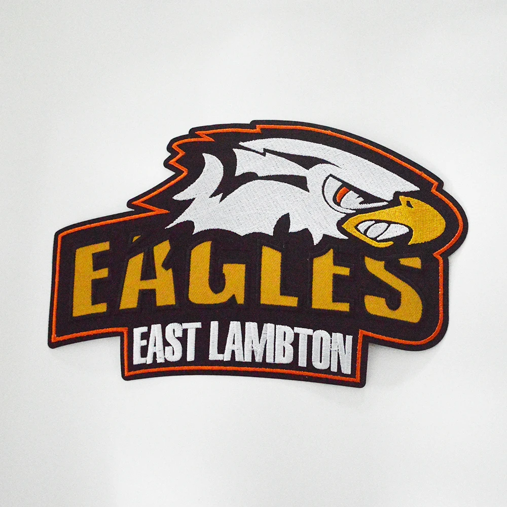 Wholesale personalized custom cheap embroidery badges for garment clothing shoes embroidery woven patch