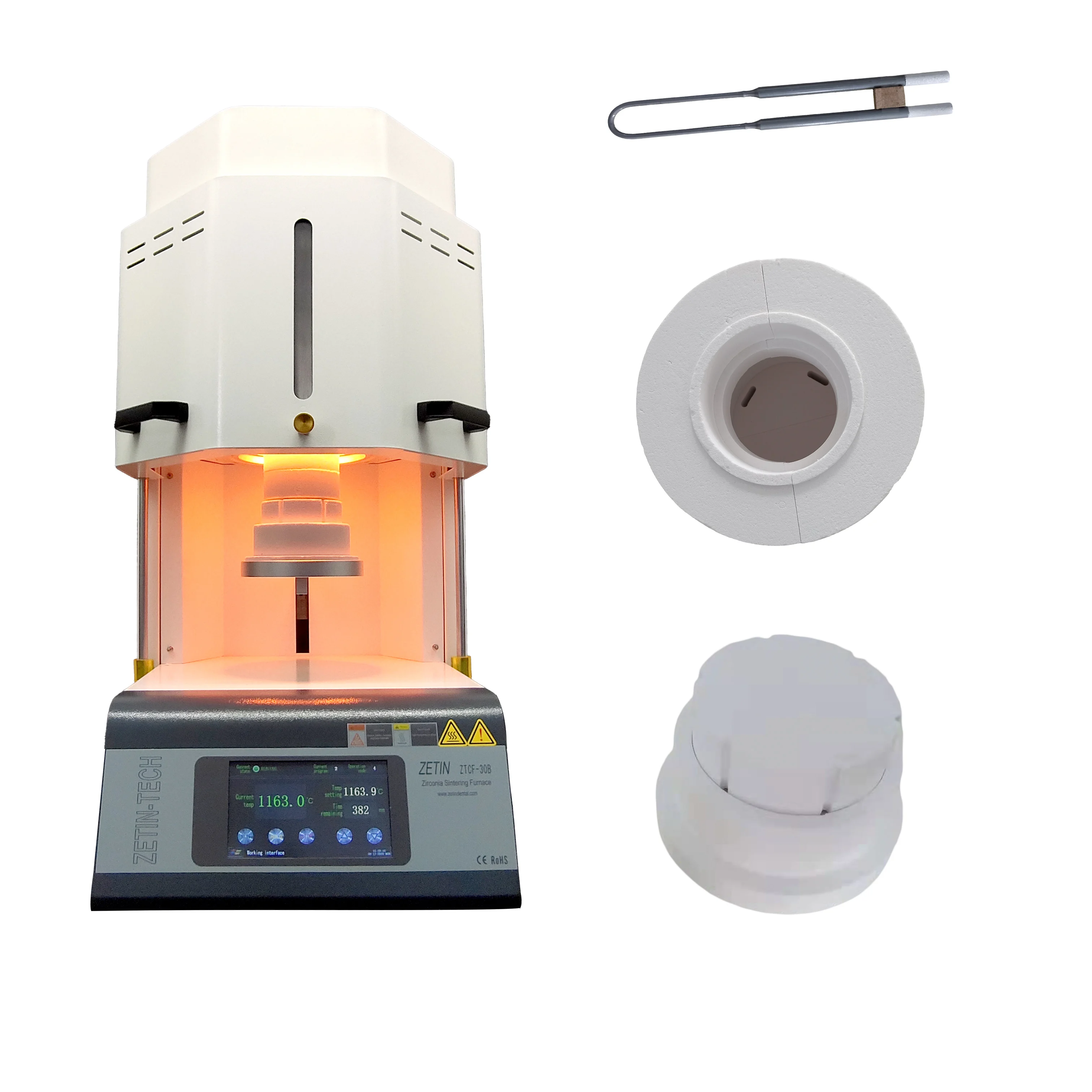 Laboratory Fast Sintering Furnace Diamond Oxygen Environment Dental Zirconia Sintering Oven