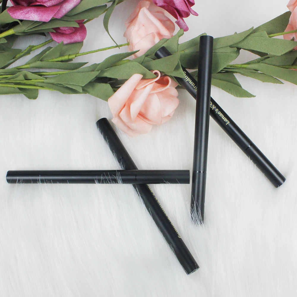 P-13 wholesale black tube waterproof lash glue eyeliner pen magic strong stickiness eyelashes glue pen
