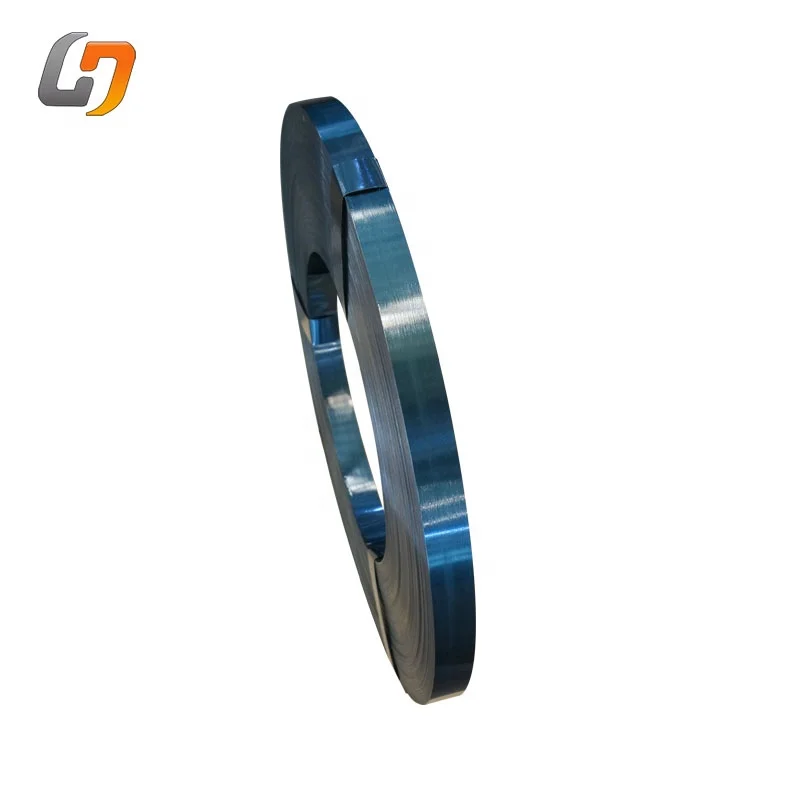 0.7*32mm Manufacturer High Quality Bluing Oiled Strapping Band Steel Strips Packing Belt for Packing