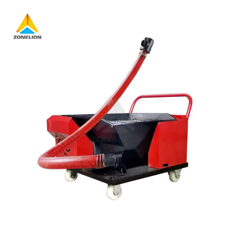 Small secondary structure feeding machine Concrete secondary structure loading machine Concrete mixer cement mortar