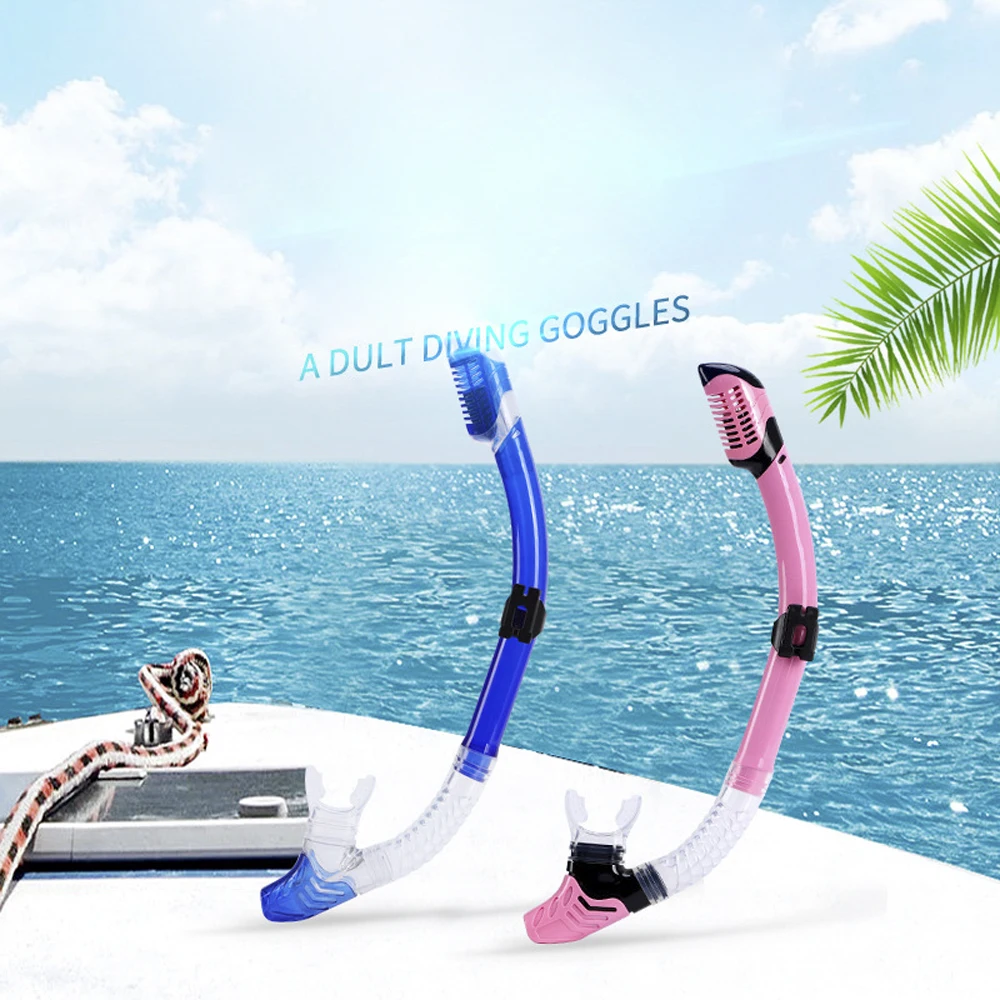 Diving Snorkel Scuba Diving Equipment Silicone Full Dry Swimming Underwater Breathing Tube Hose Snorkeling Gear Diving Accessory