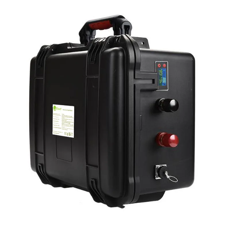 Портативный водонепроницаемый 12V 24V 100ah 200ah 300ah 400ah 500ah литий ионный полимерный аккумулятор Встроенный BMS легкий и маленький объем