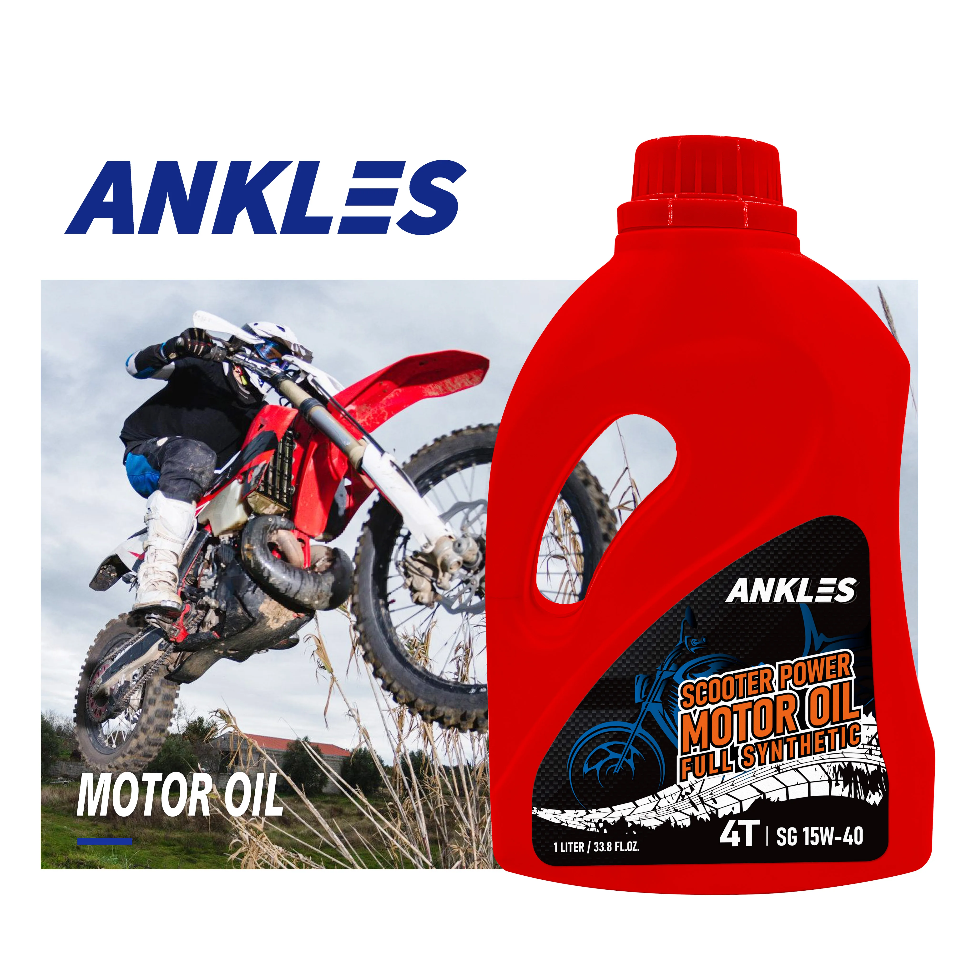 ANKLES SG15W40 OEM Excellent Performance Wholesale 4T Car Motorcycle Engine Lubricating Motor Motorcycle Engine Oil