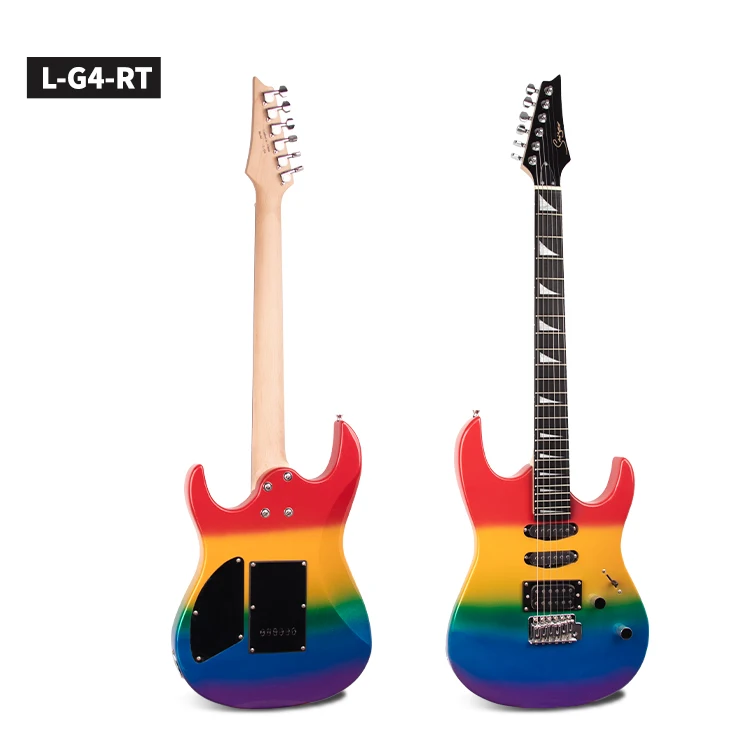 China wholesale factory Smiger high quality best price electric guitar L-G4 basswood guitar